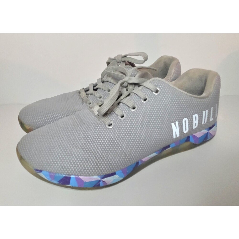 NO BULL Superfabric Trainer Shoes ArcticPrism Gray US Size Mens 10 Women 11.5